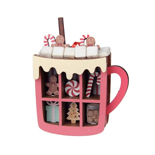 Michaels, Cocoa Mug Diorama Ornament Kit by Make Market® – Category: Christmas Miniatures